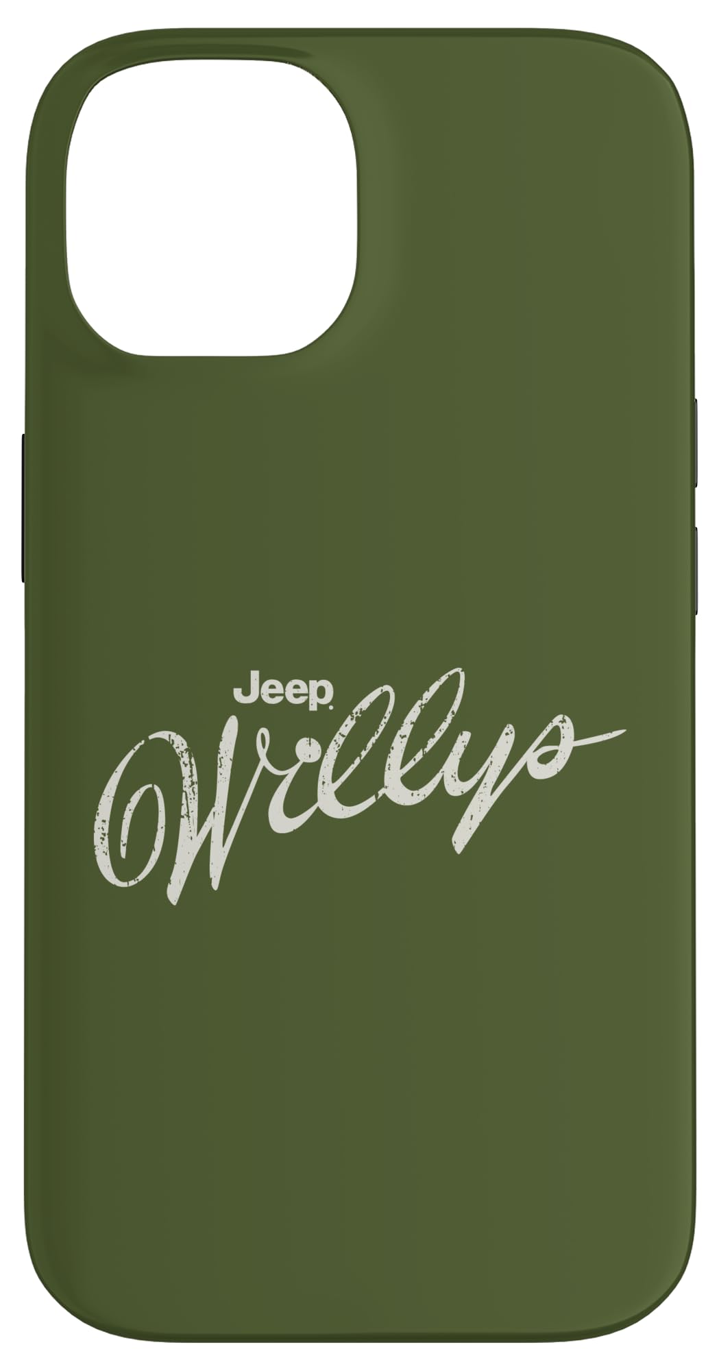 iPhone 14 Jeep Willys Script Logo Case