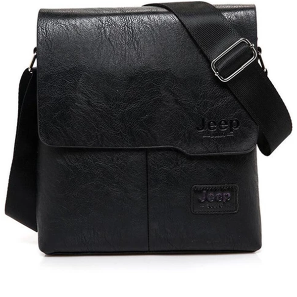 Men's Casual Shoulder Sling Bag with Jeep Wallet