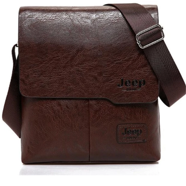 Men's Casual Shoulder Sling Bag with Jeep Wallet